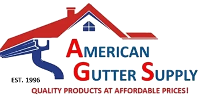 A logo of american gutter shop