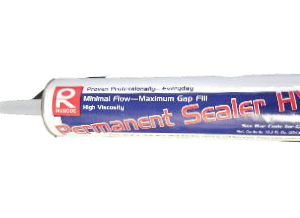 A tube of sealant is shown.