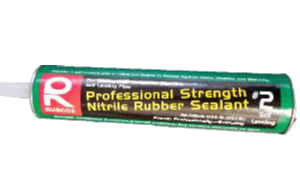 A tube of professional strength nitrile rubber sealant.