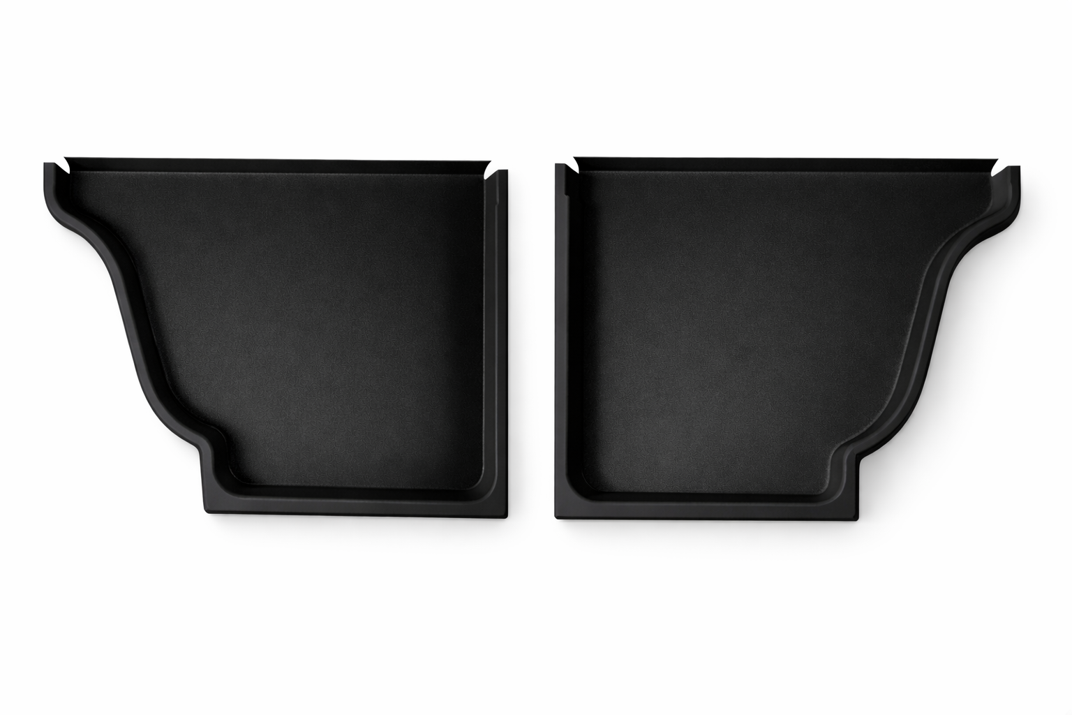 6" aluminum gutter end caps